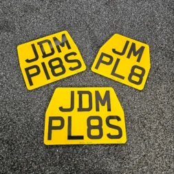 Taper v2 Motorcycle Number Plates