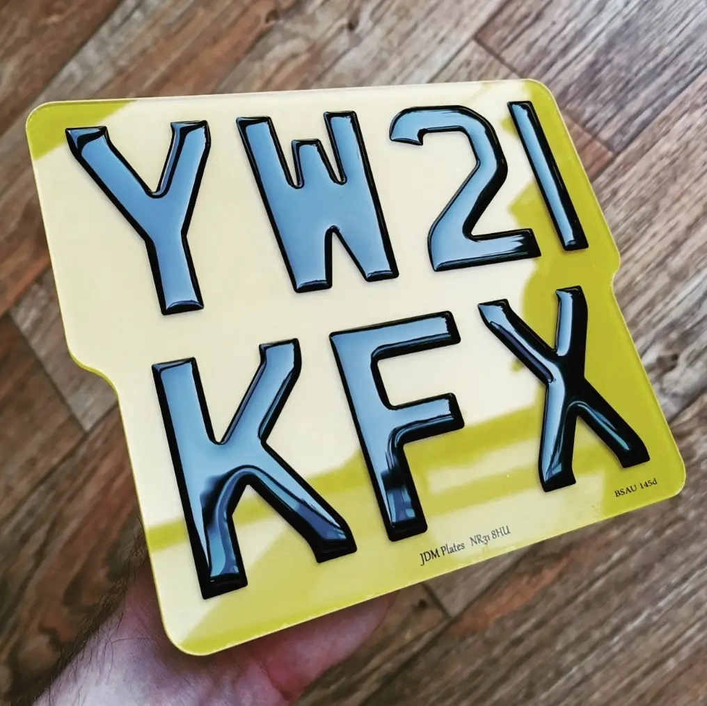 Unboxing a pair of custom number plates with fast UK delivery from JDM Plates