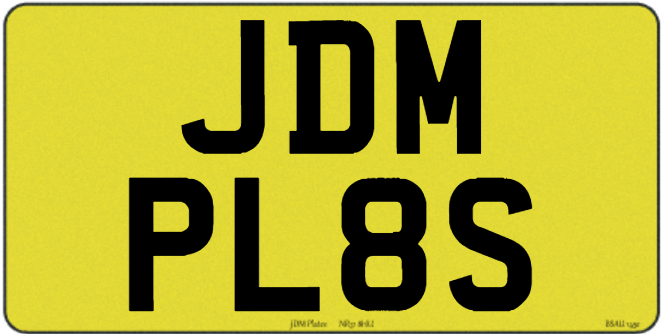 d430d495976de6f1c3c0cd5d257dc405 rear image | JDM Plates | 3rd December 2023