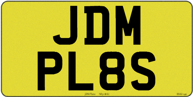 d430d495976de6f1c3c0cd5d257dc405 rear image | JDM Plates | 23rd April 2024