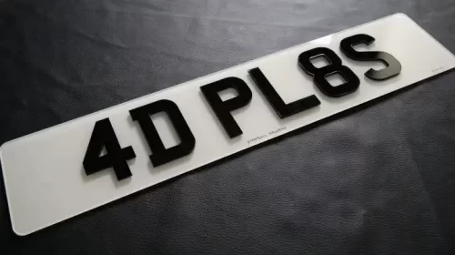 4D Number Plates