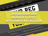 Design your number plates. Number Plate Builder image